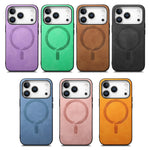 Skin-Feel MagSafe Leather Case for iPhone 17 Series