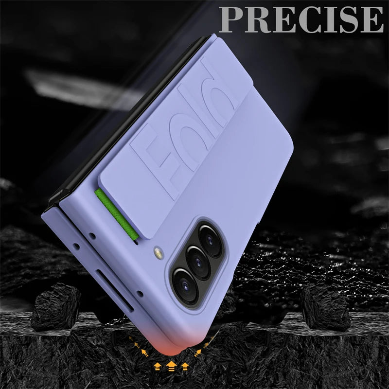 Protective Hard PC Shell with Elastic Wristband for Samsung Galaxy Z Fold 5