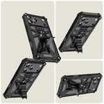 Shockproof Military Camouflage TPU Magnetic Armor Case for iPhone 17 Series