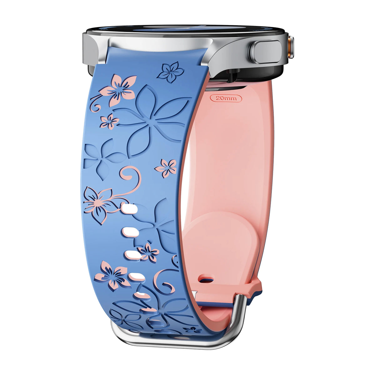 Engraved Silicone Sport Band for Samsung Galaxy Watch 7