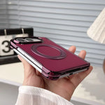 Leather Shockproof MagSafe Case with 360° Rotating Ring Stand for iPhone Duo
