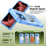 Translucent Matte MagSafe Case with Auto-Snap Attachment for iPhone 17 Series