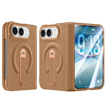 Wireless Charging Folio Case with Integrated Kickstand for iPhone Duo