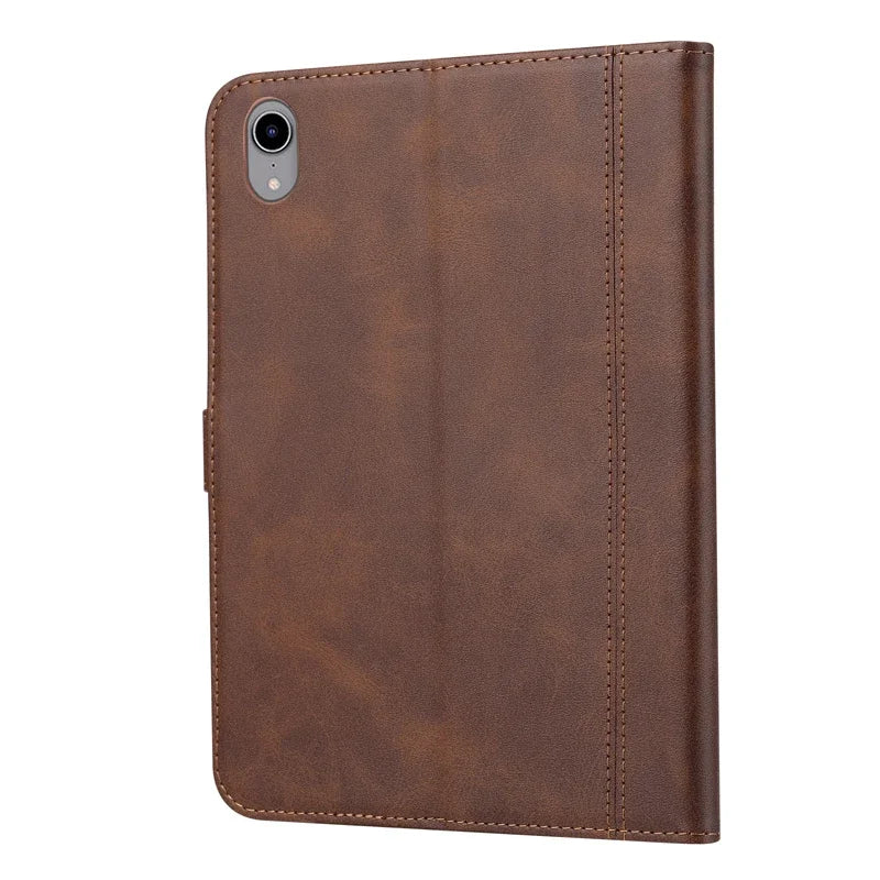 Leather Flip Kickstand Case with Card Slot for iPad Mini 7