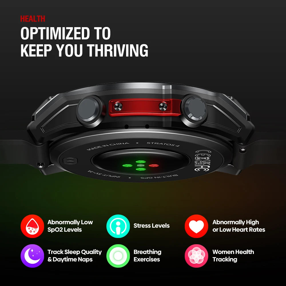 Zeblaze Stratos 4 GPS Fitness Smartwatch