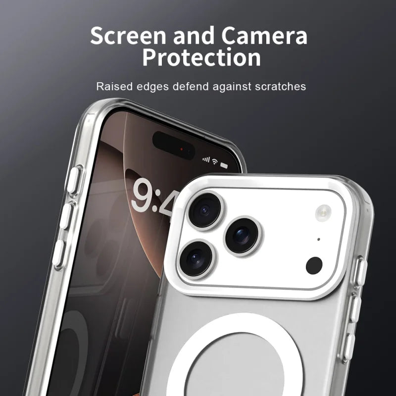 Shockproof MagSafe Case with Metal Alignment Plate for iPhone 18 Series