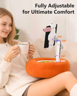 Adjustable Ball-and-Socket Pillow Tablet Stand