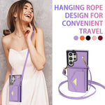 Stylish Crossbody Wallet Case for Samsung Galaxy S24 Series