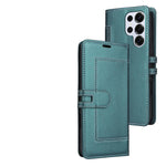 Samsung Galaxy S24 Series Book-Style Leather Case with Card Pocket and Stand