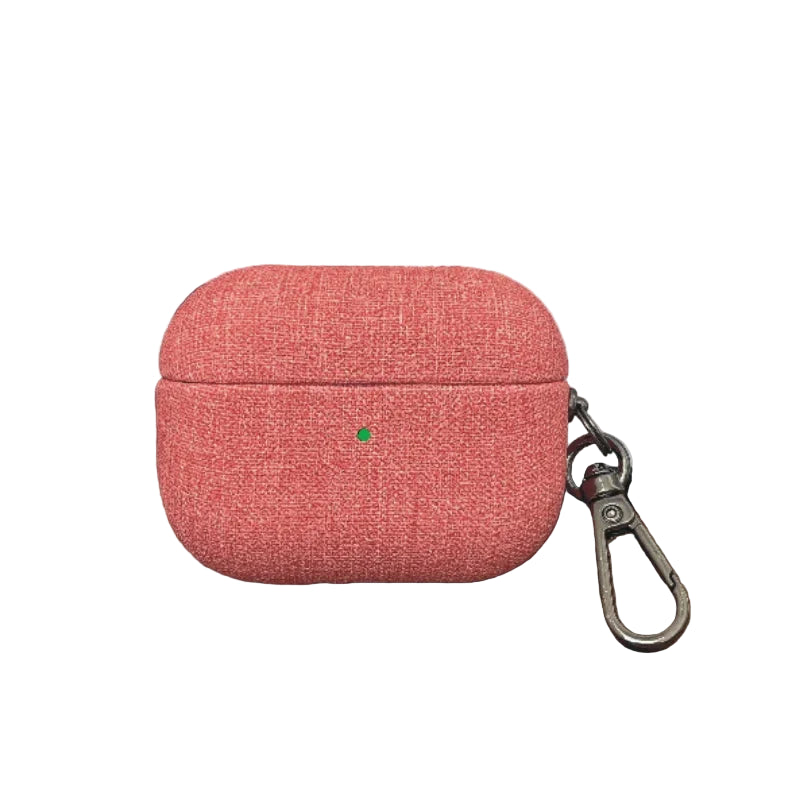 Cloth Pattern Genuine Leather Case for AirPods Pro 2