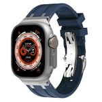 Apple Watch Flexible Rubber Band with Secure Clasp