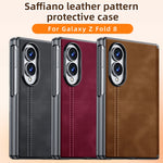 Shockproof Leather Magnetic Case with Integrated Screen Protector for Samsung Galaxy Z Fold 8