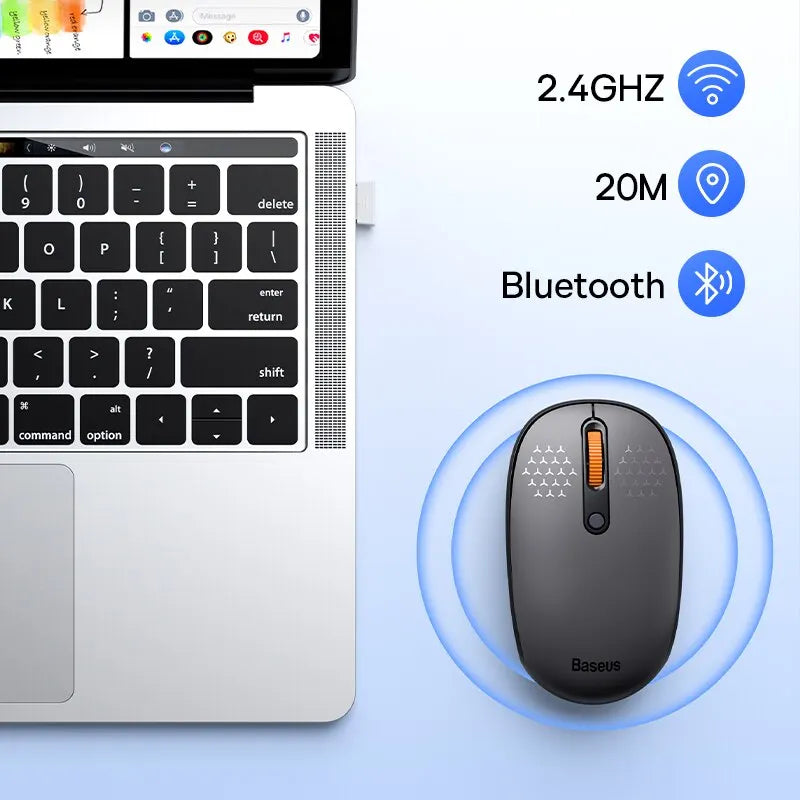 Baseus F01B Silent Click Wireless Mouse
