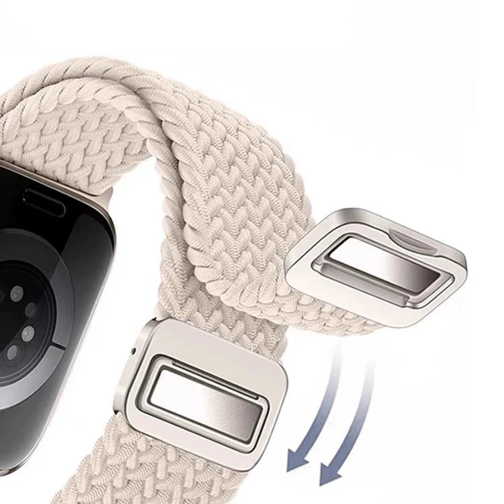 Premium Nylon Braided Strap for Apple Watch