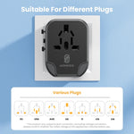 Asometech 4-Port GaN Travel Adapter