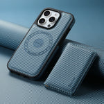 2-in-1 Detachable Magnetic Leather Wallet Case for iPhone 16 Series