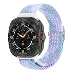 Nylon Woven Adjustable Buckle Watch Band for Samsung Galaxy Watch Ultra 2