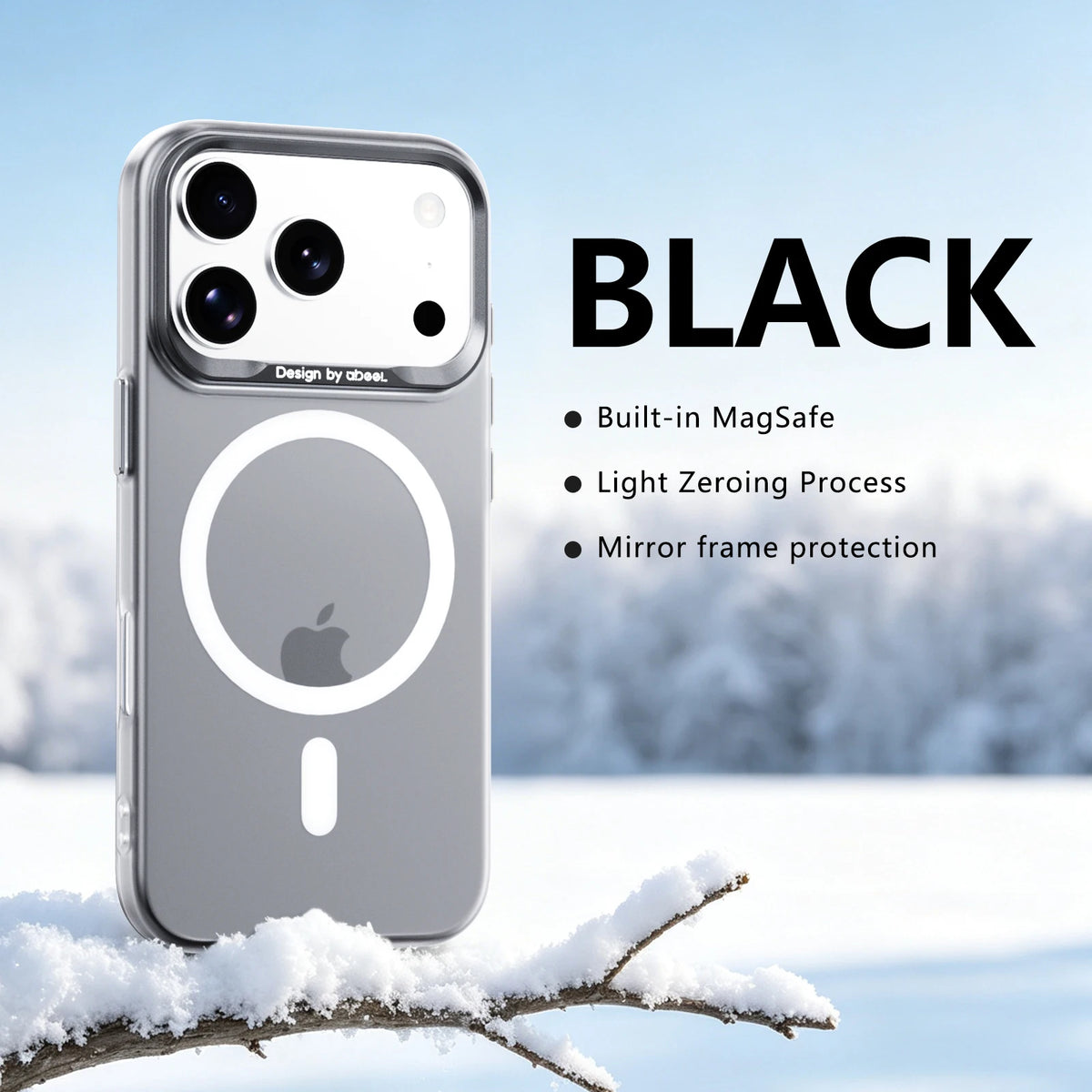 Matte Frosted Transparent MagSafe Case for iPhone 17 Series