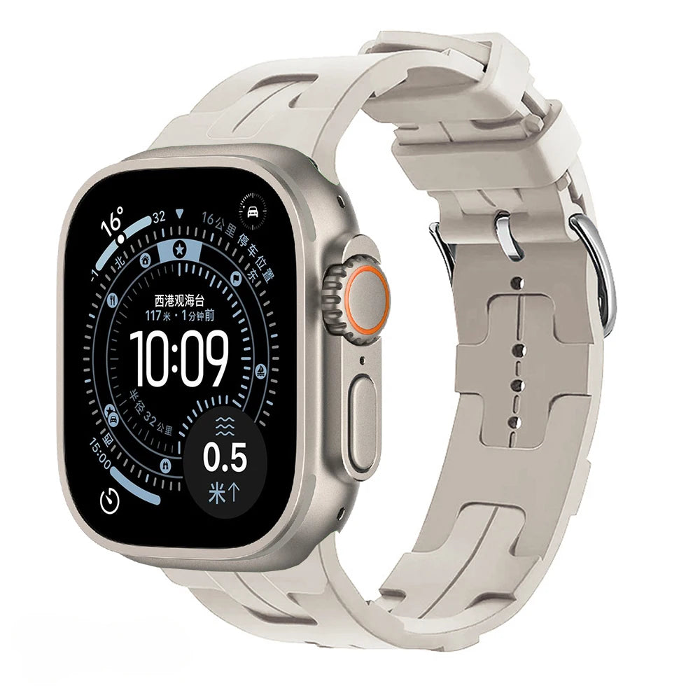 Kilim Design Silicone Band for Apple Watch