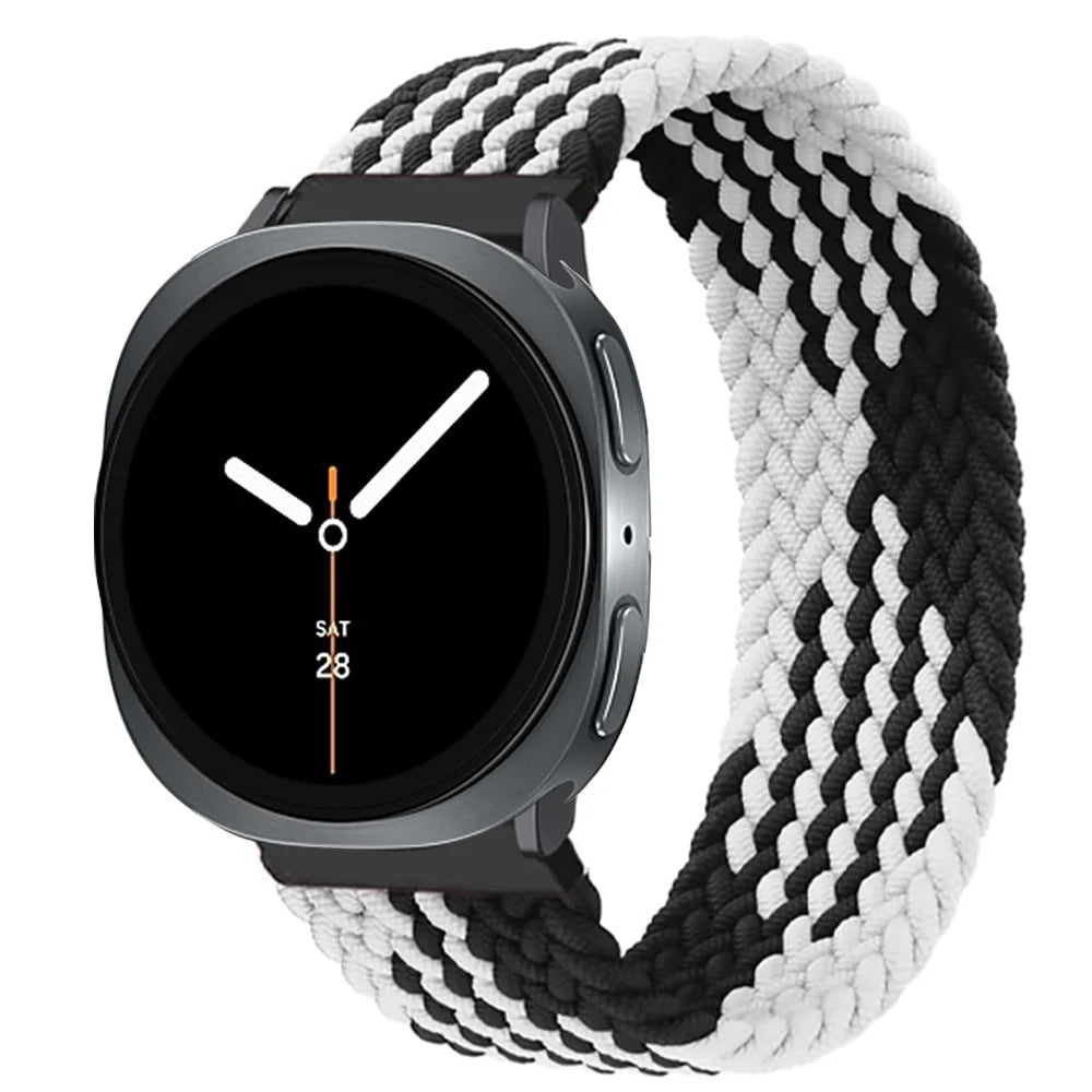 Braided Solo Loop Elastic Band for Samsung Galaxy Watch 8 / Galaxy Watch 8 Classic