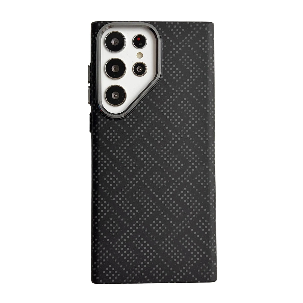 Carbon Fiber Textured Magnetic Case with Raised Camera Protection for Samsung Galaxy S23 Series
