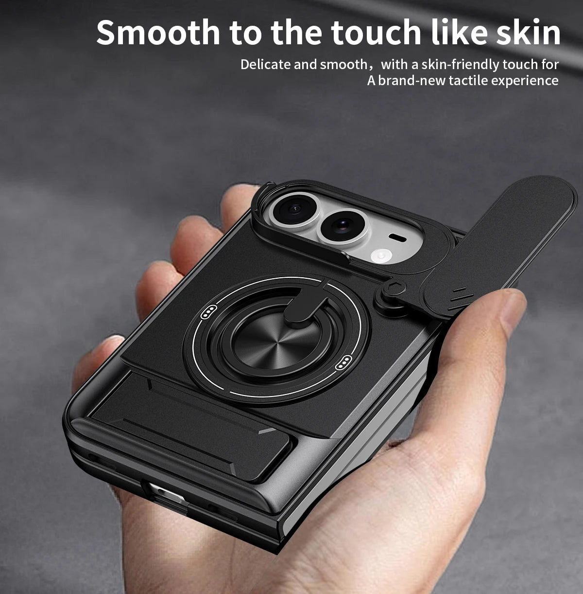 Sliding Camera Lens Protector Case for iPhone Duo