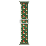 Christmas-Themed Elastic Band for Apple Watch