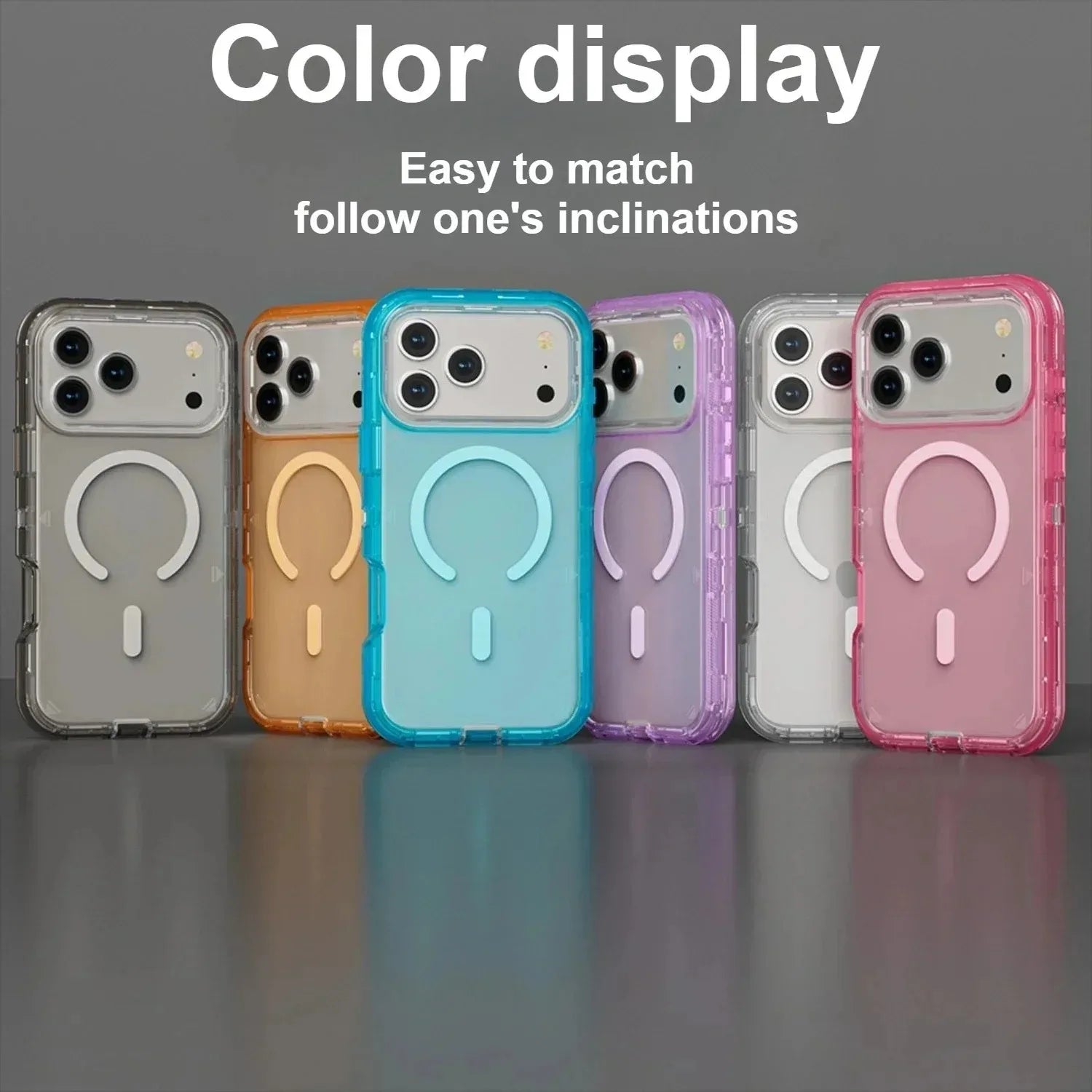 Heavy Duty Clear Protective MagSafe Case with Belt Clip for iPhone 17 Series