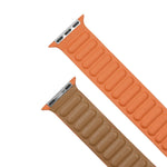 Magnetic Leather Link Band for Apple Watch