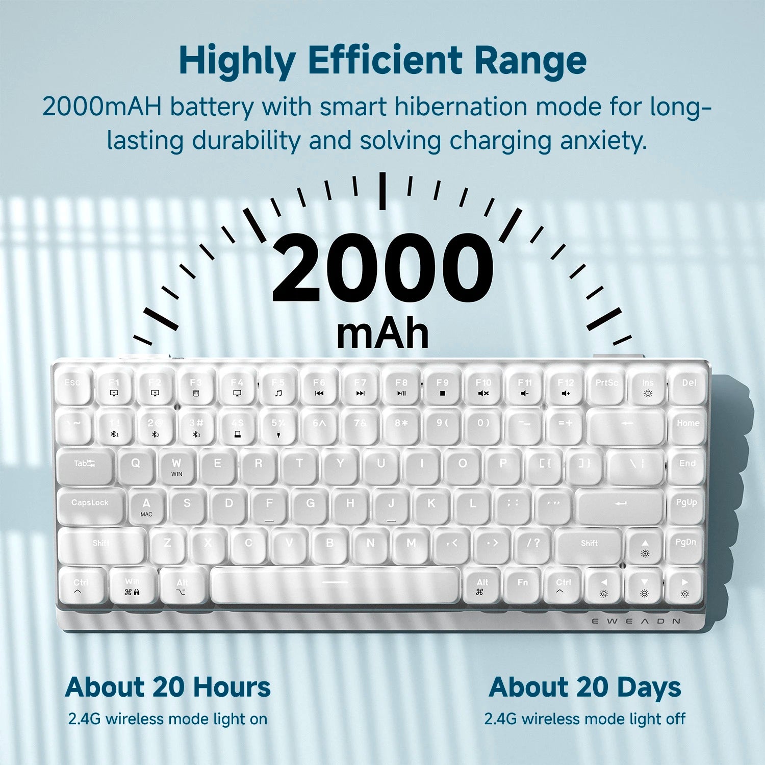 EWEADN MK84 Low-Profile Mechanical Gaming Keyboard