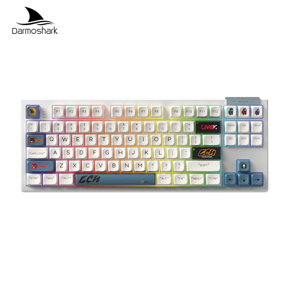 Darmoshark TOP87 Tri-Mode Mechanical Gaming Keyboard