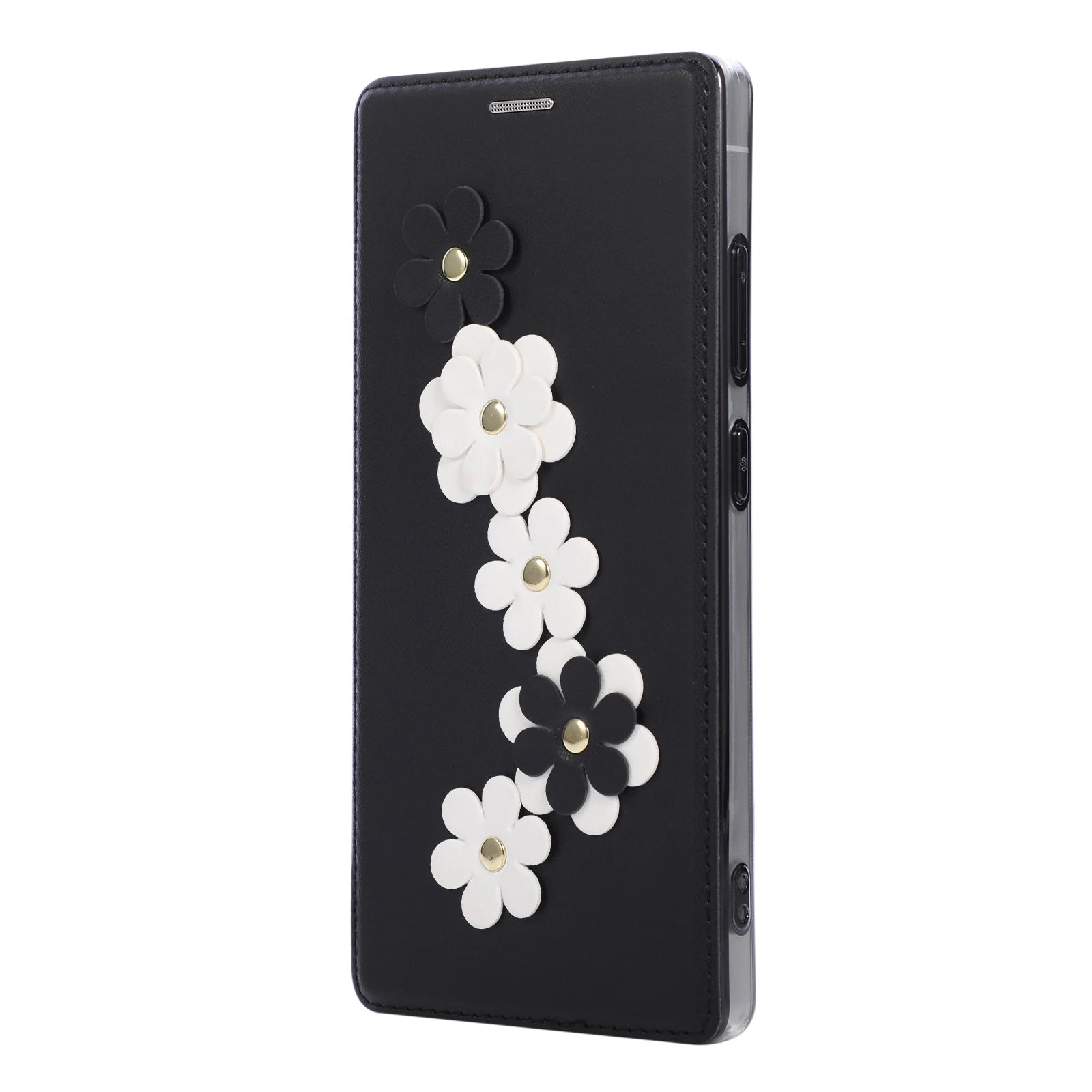 Samsung Galaxy S26 Series 3D Floral Magnetic Leather Case