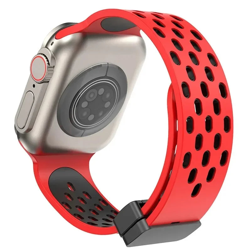 Flexible Silicone Magnetic Strap for Apple Watch