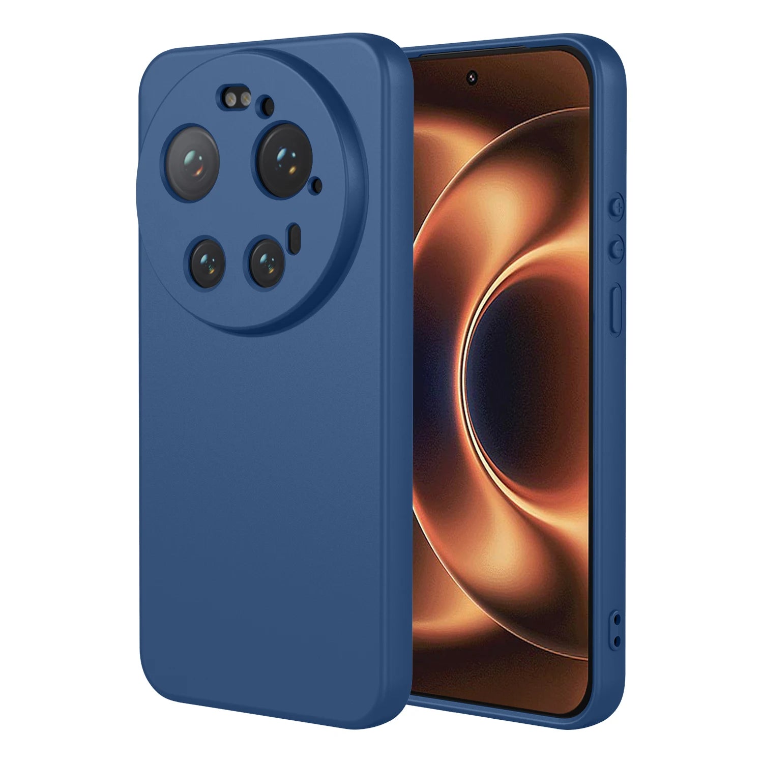 Liquid Silicone Raised Edge Protective Case for Xiaomi 17 Ultra