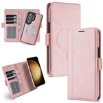 PU Leather Detachable 2-In-1 Flip Wallet Case with Magnetic Alignment Ring for Samsung Galaxy S26 Series