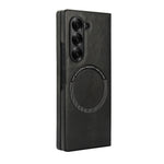 Samsung Galaxy Z Fold 7 Leather Bumper Magnetic Case