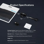 TELESIN Magnetic Dual Claw Adapter for Action Cameras