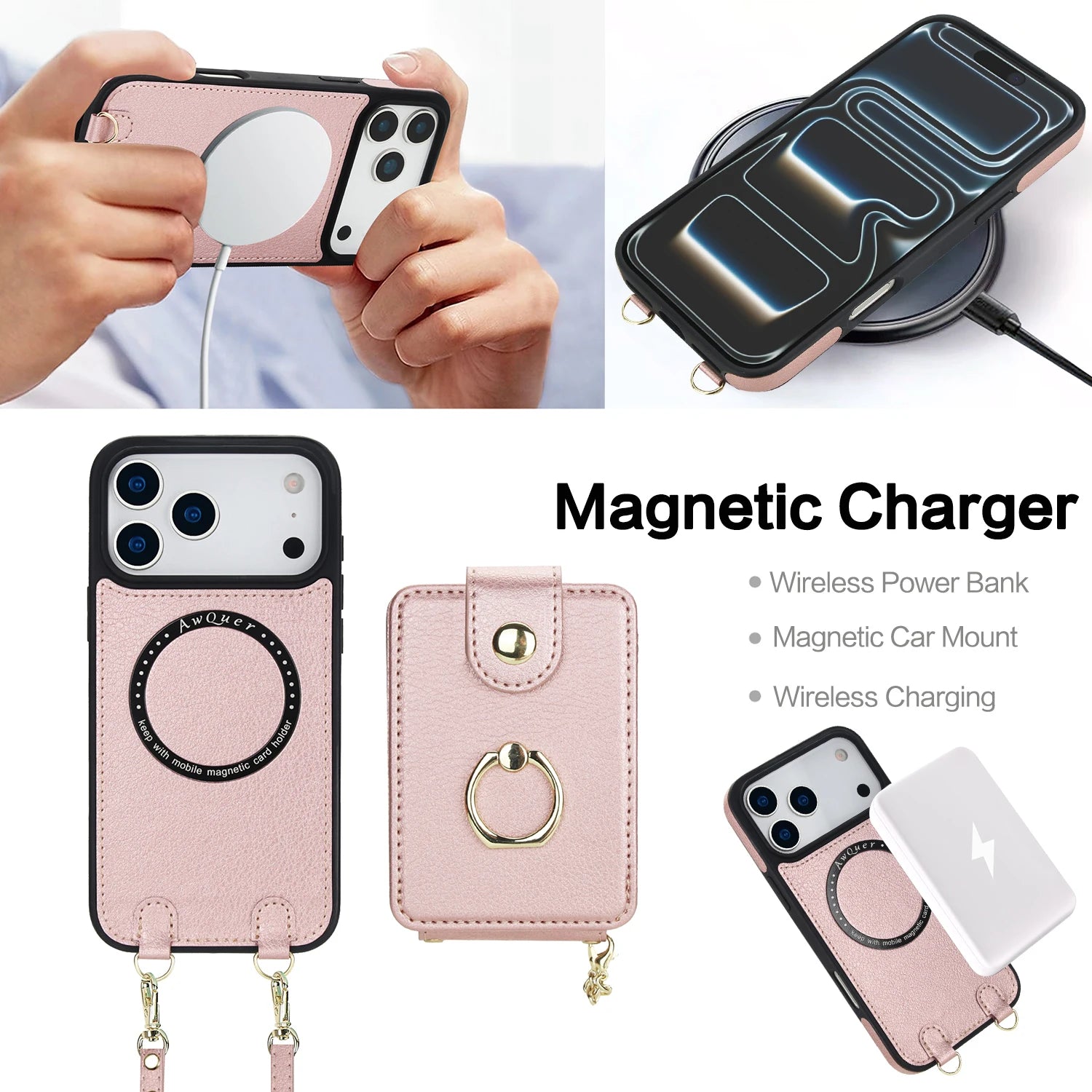 2-in-1 Detachable MagSafe Wallet Case for iPhone 17 Series