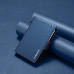 Genuine Leather Hinge Protection Wallet Case with Magnetic S Pen Slot for Samsung Galaxy Z Fold 8