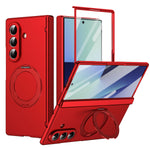 Samsung Galaxy Z Fold 7 Protective Case With 360 Degree Rotating Ring Holder