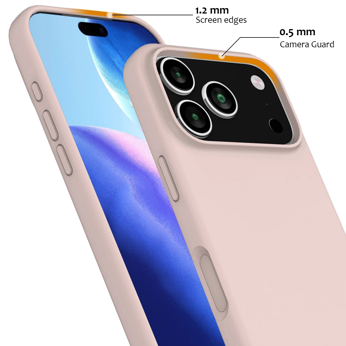 MagSafe-Compatible Silicone Protective Case for iPhone 17 Series