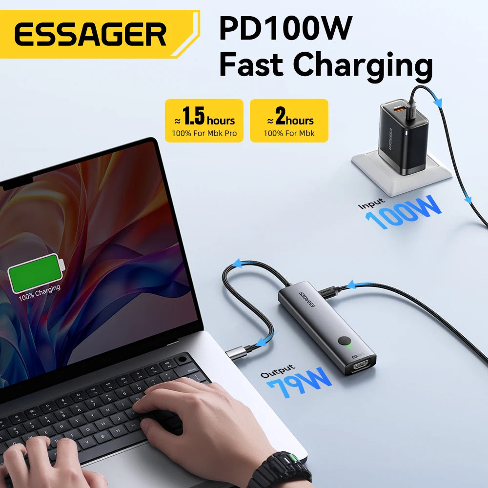 Essager USB-C 7-in-1 Multiport Adapter