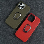 Genuine Leather Protective Case for iPhone 15 Series
