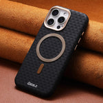Shockproof Business Leather MagSafe Case for iPhone 15 Series