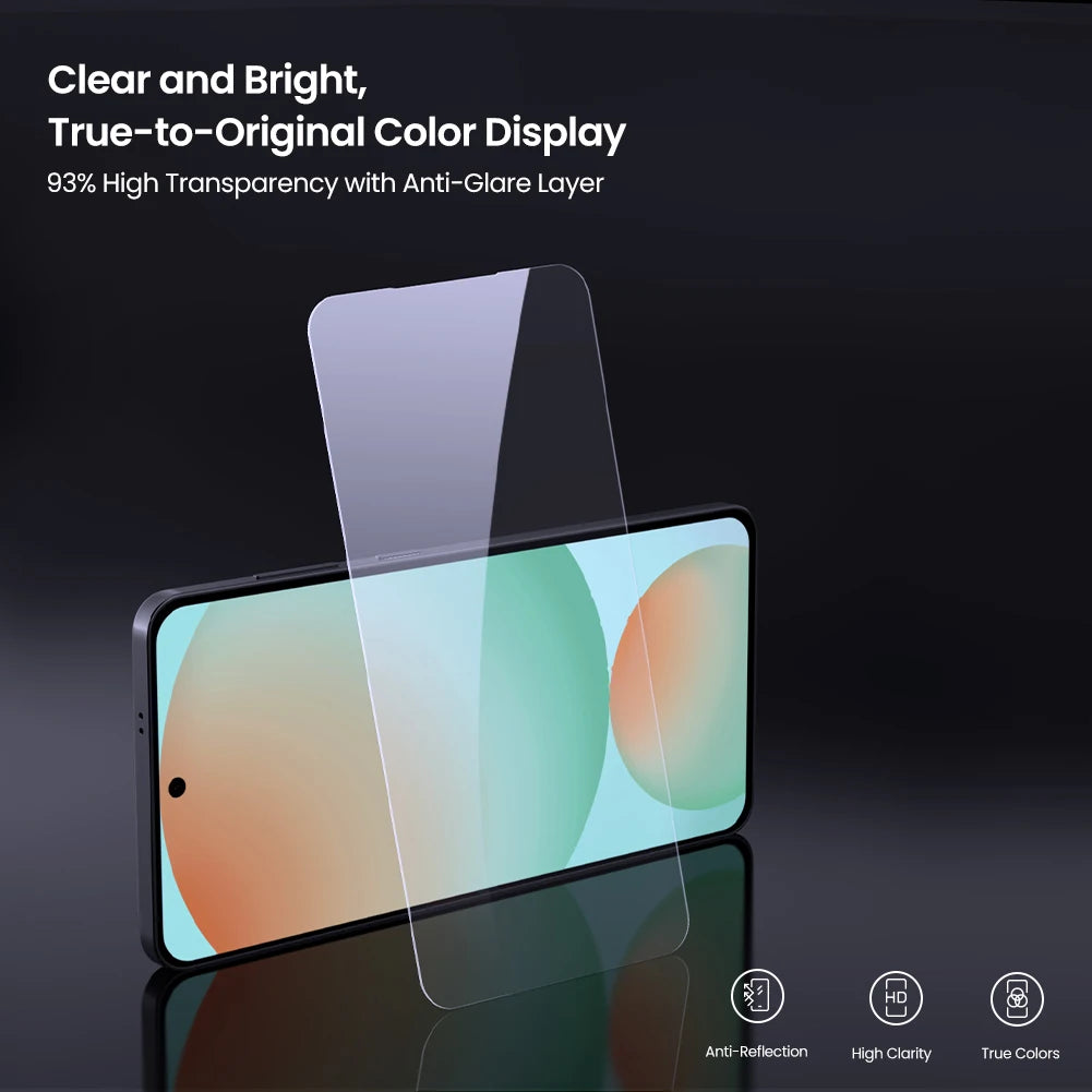 Anti-Explosion 2.5D Tempered Glass Screen Protector with Installation Tool for Samsung Galaxy S25 Edge