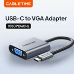 CABLETIME USB-C To VGA 1080p Adapter