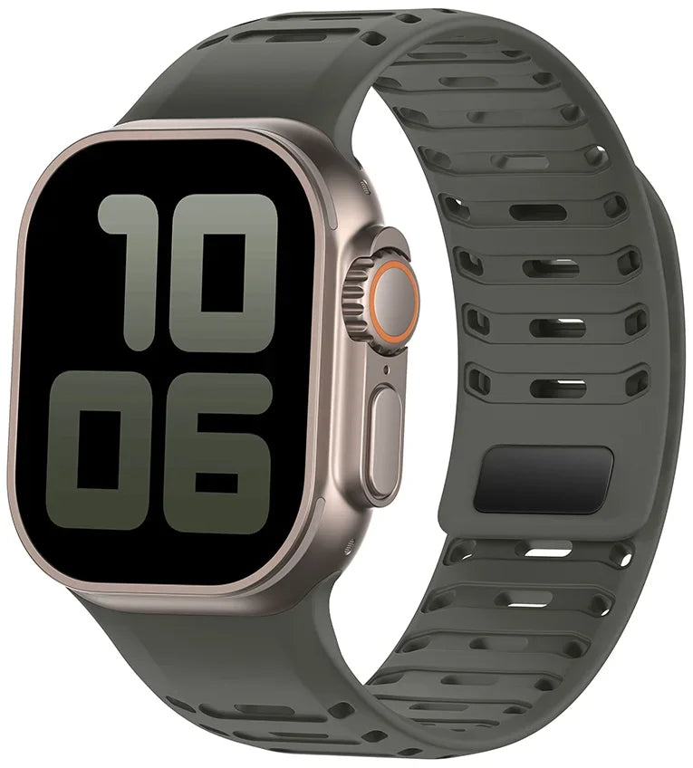 Breathable Magnetic Silicone Strap for Apple Watch