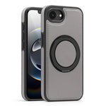 Shockproof Magnetic PC + TPU Case with 360° Rotating Ring Holder for iPhone 16e