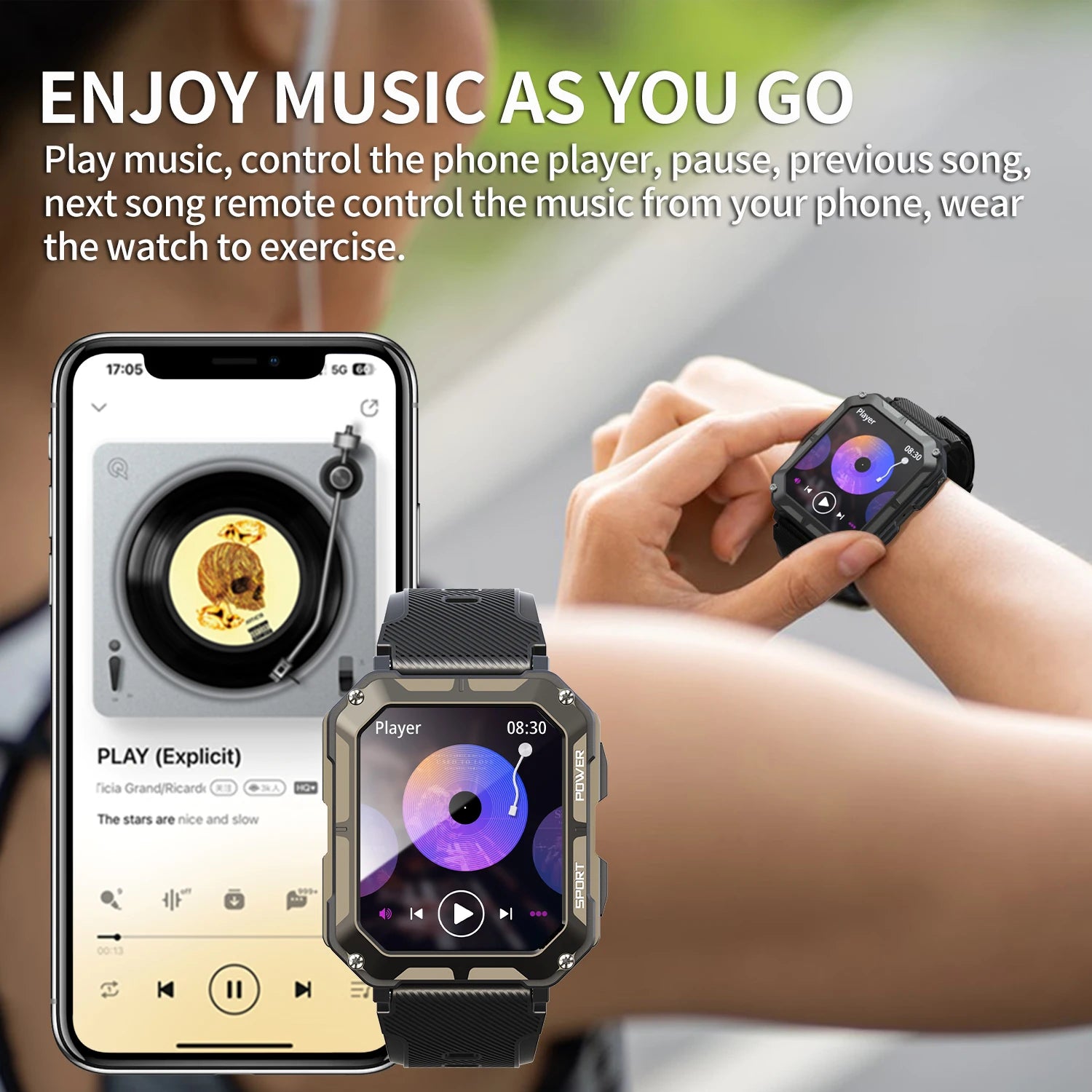 MISIRUN C20 Pro IP68 Smartwatch