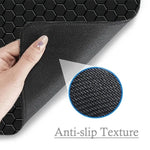 Black Geometric Aesthetics Gaming Mouse Pad